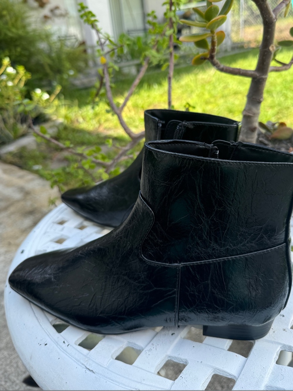 Worthington Black  Ankle boots with Side Zip Closure
